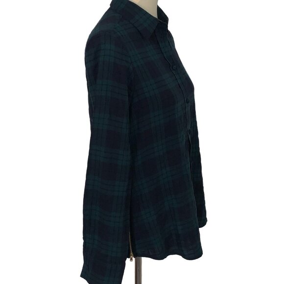 Harvey Faircloth Flannel Size Zip Button Down - Picture 6 of 12